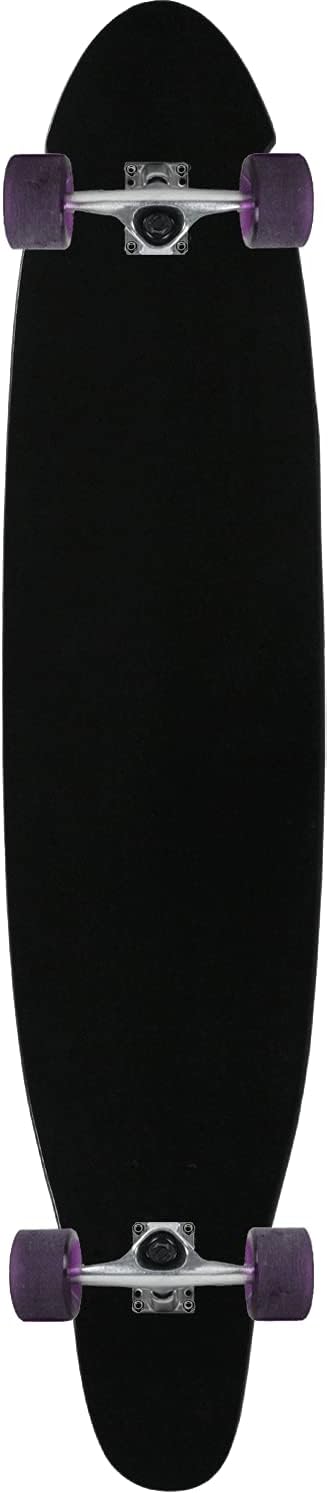 9" x 43" Longboard Dipped Black Complete