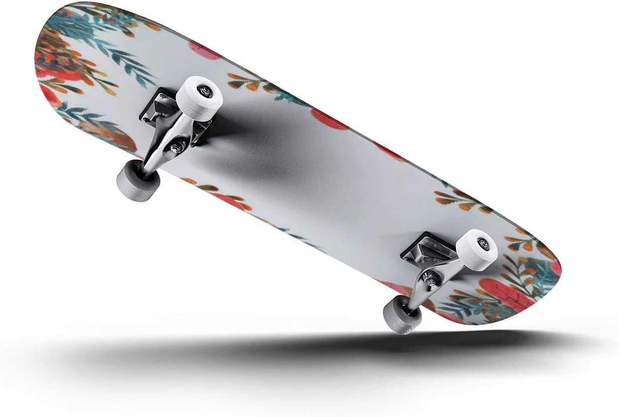 Skateboards Music Poster Template for Rock Concert Dog with Microphone Stock Classic Concave Skateboard Cool Stuff Teen Gifts Longboard Extreme Sports for Beginners and Professionals