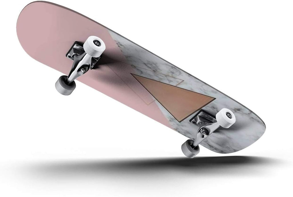 Skateboards Pretty Tattoo Rock Roses Seamless Repeat Wallpaper Tile Classic Concave Skateboard Cool Stuff Teen Gifts Longboard Extreme Sports for Beginners and Professionals