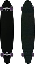 9" x 43" Longboard Dipped Black Complete