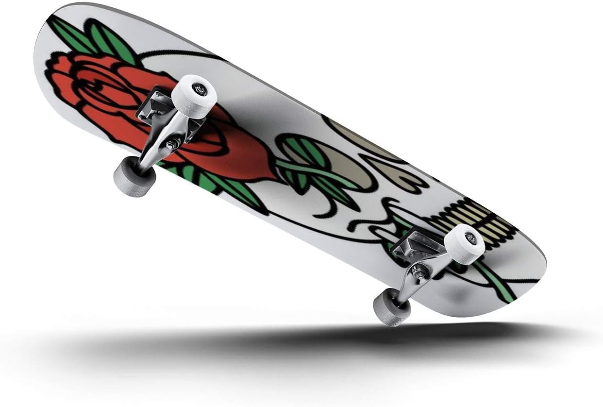 Skateboards Music Poster Template for Rock Concert Dog with Microphone Stock Classic Concave Skateboard Cool Stuff Teen Gifts Longboard Extreme Sports for Beginners and Professionals