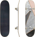 Skateboards Traditional Tattoo with Rose Flowers and Dagger Knife Colorful Tattoo Classic Concave Skateboard Cool Stuff Teen Gifts Longboard Extreme Sports for Beginners and Professionals