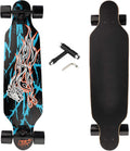 longboard skateboard Complete , 31 inch Small Pro Longboards with T-Tool for Cruising, Carving, Freestyle and Downhill
