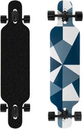 Longboards Skateboard 41 x 9 inch for Adults Teenagers and Kids, Equipped Long Board Deck 8 Ply Canadian Maple for Beginnern's Longboarding Fun Downhill