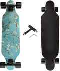 longboard skateboard Complete , 31 inch Small Pro Longboards with T-Tool for Cruising, Carving, Freestyle and Downhill