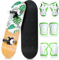 7 Pcs Skateboard for Toddlers Beginners Knee Elbow Pads Wrist Guards Gear Set